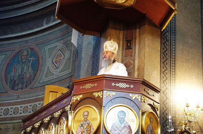 His Beatitude Metropolitan Onuphriy: the world lives by the rules which run counter to laws of the Lord