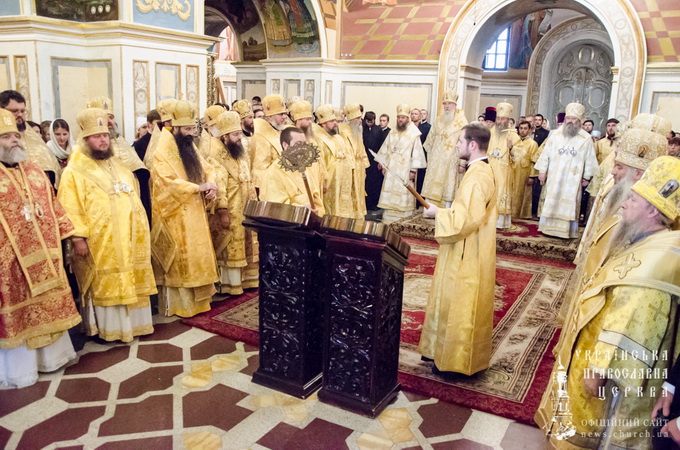 В Киево-Печерской Лавре состоялось Всенощное бдение накануне второй годовщины интронизации Предстоятеля УПЦ