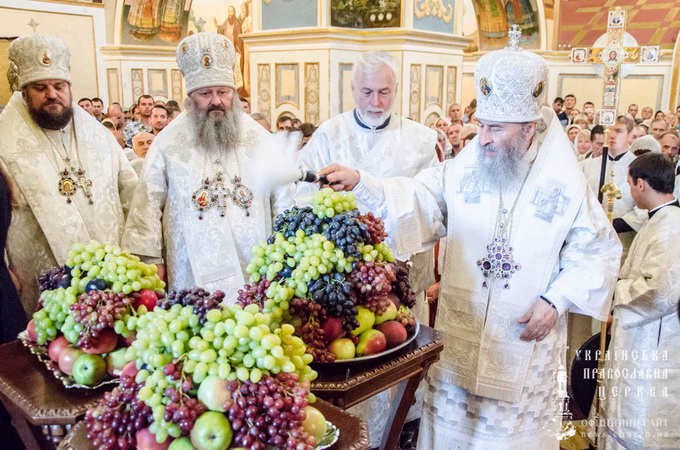 Предстоятель УПЦ совершил Литургию в праздник Преображения Господня