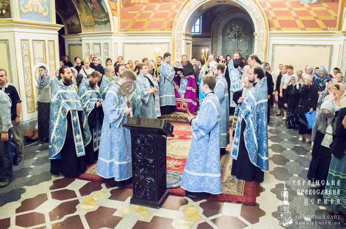 В День независимости в Киевской Лавре состоялся благодарственный молебен