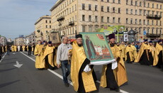 В Петербурге 50 тысяч человек почтили память святого Александра Невского