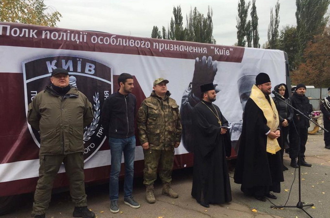 Metropolitan Alexander (Drabinko) prays for peace with Korchinskiy’s battalion