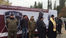 Metropolitan Alexander (Drabinko) prays for peace with Korchinskiy’s battalion