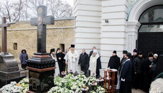 В Киевской Лавре вознесли молитвы за упокой души Блаженнейшего Митрополита Владимира 