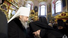 Братия Киево-Печерской Лавры поздравила Предстоятеля УПЦ с Рождеством