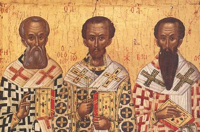 12 февраля – Собор святых Вселенских учителей и святителей Василия Великого, Григория Богослова и Иоанна Златоустого