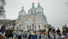 В Святогорской Лавре заложен новый храм (ФОТО)