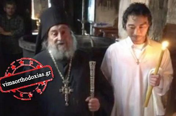 Japanese man baptized into Orthodoxy at Athonite monastery of Dochariou