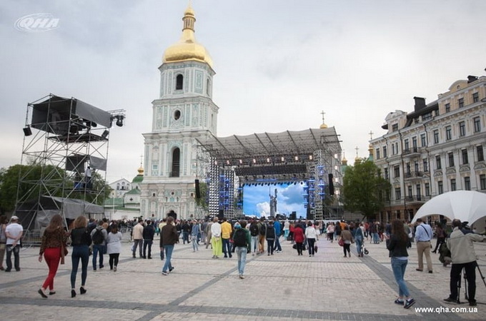 Loud music of Eurovision fan-zone destroys St. Sophia of Kiev, – mass media