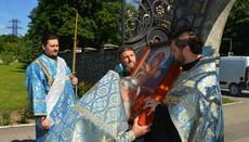 В Ивано-Франковск с Афона прибыла икона Божьей Матери Млекопитательница (ФОТО)