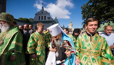 В день тезоіменитства Предстоятель УПЦ прийняв вітання від пастви (ФОТО, ВІДЕО)