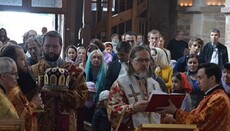 У католицькому монастирі в Ешо відбувся православний молебень