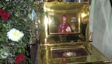 В Вольнянское благочиние прибыла икона и частицы мощей великомученицы Параскевы Пятницы