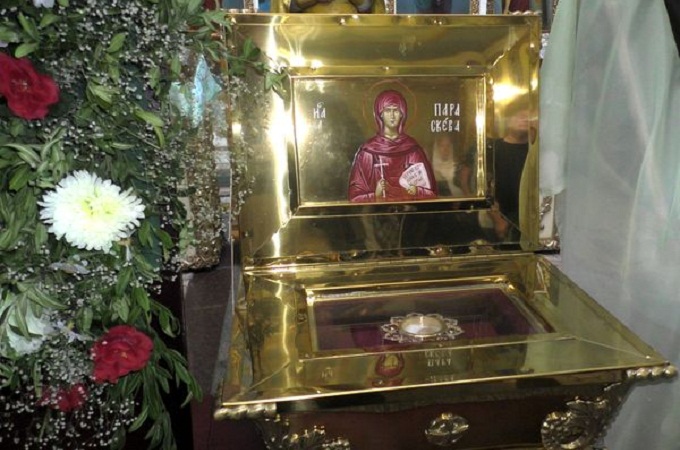 У Вільнянське благочиння прибула ікона та частинки мощей великомучениці Параскеви П'ятниці