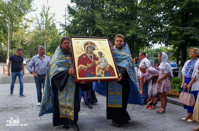 Афонскую икону Божией Матери «Скоропослушница» встретили в Одессе (ФОТО, ВИДЕО)