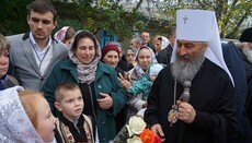 Предстоятель УПЦ освятил два храма в монастыре в Кулевцах (ФОТО)