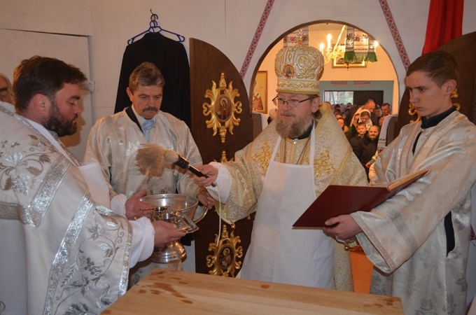 На Полесье освятили новый храм