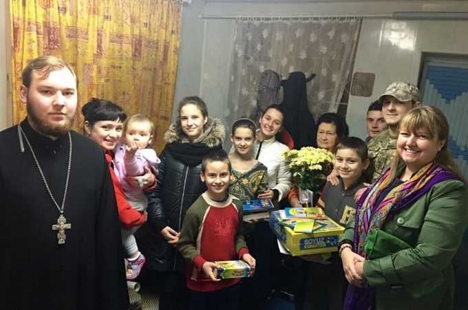 Молодежный актив Одесской епархии посетил ряд семей инвалидов города 