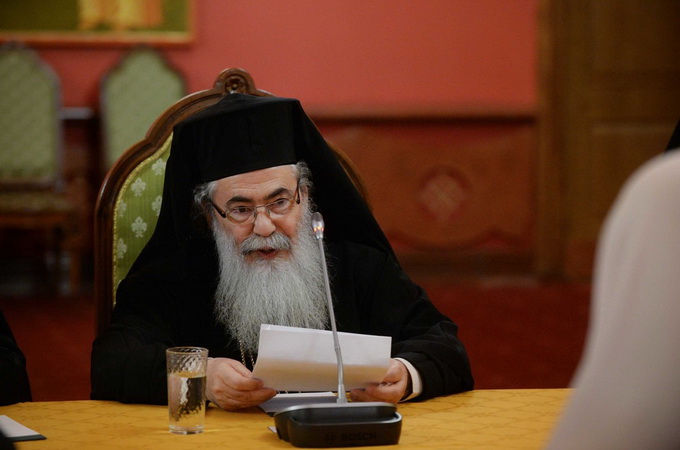 Patriarch of Jerusalem expresses support for canonical Orthodoxy in Ukraine