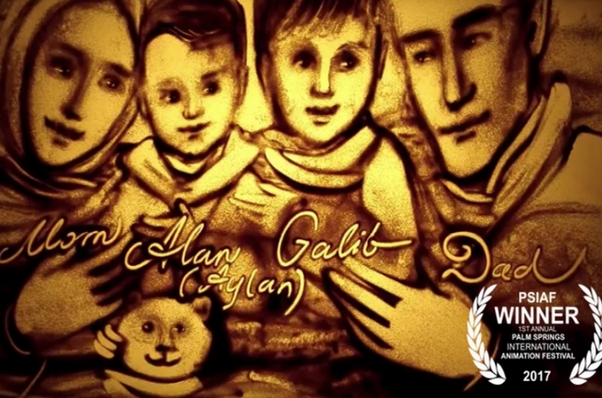 Пісочний фільм «Ангел на Березі» переміг на фестивалі анімації в США