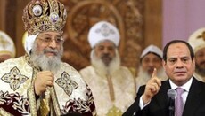 Президент Египта на Рождество посетил коптский храм и призвал к миру