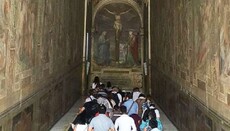 Лестницу, по которой Христос шел на суд к Пилату, закрыли на реставрацию