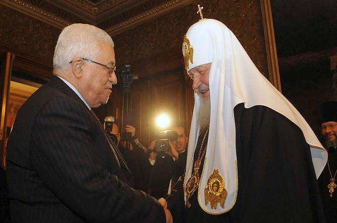 Глава Палестины и Патриарх Кирилл обсудили судьбу христиан в Азии