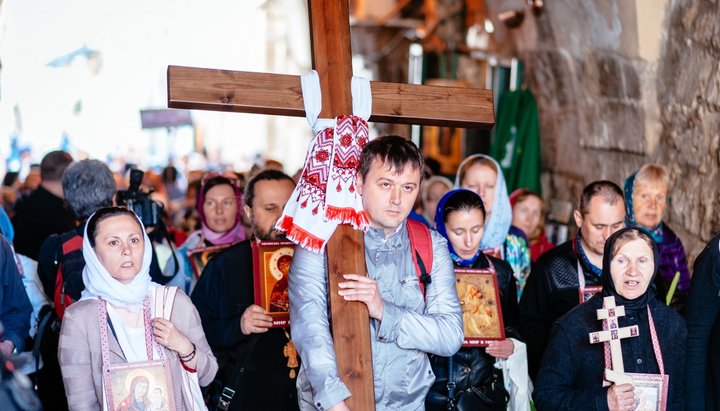 В 2017 году украинские паломники тоже совершили в Иерусалиме крестный ход Дорогой Скорби