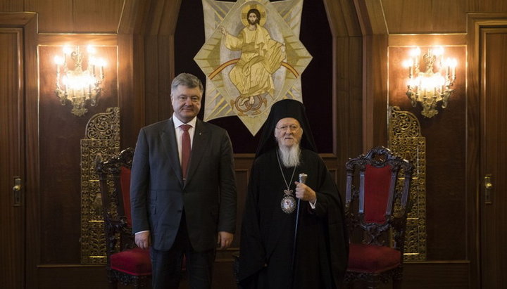 The President of Ukraine met with Patriarch Bartholomew of Constantinople