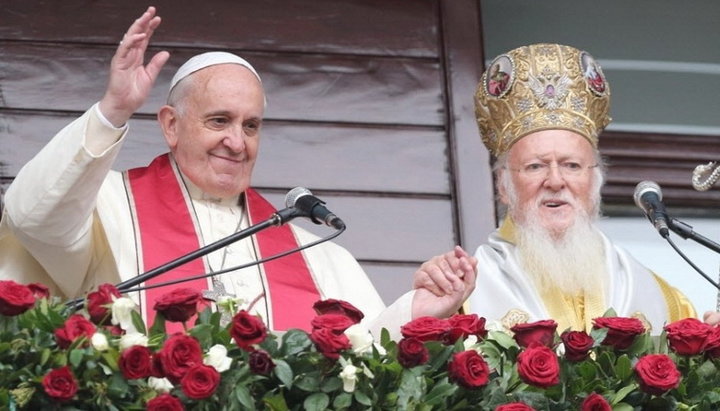 Pope Francis and Patriarch Bartholomew