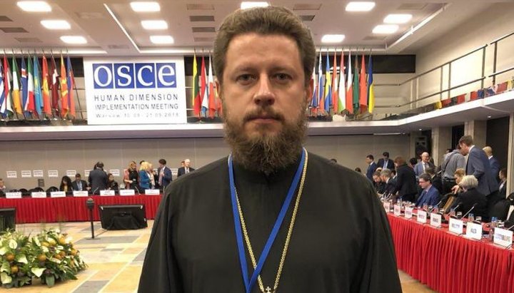 Head of the Representative Office of the UOC to European International Organizations Bishop Victor of Baryshevka