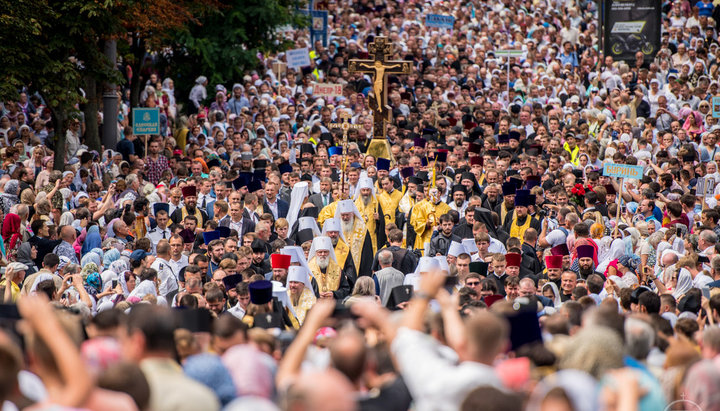 Хресна хода УПЦ в День Хрещення Русі в 2018 році