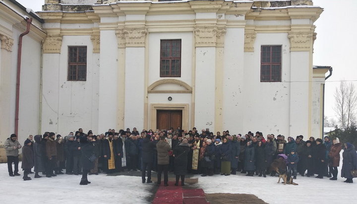 В Богородчанах агитируюи за переход в ПЦУ