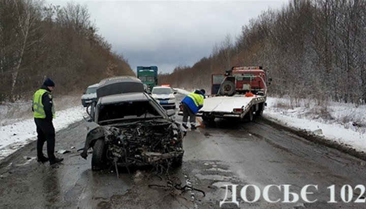 Василий Габор попал в лобовую аварию с грузовиком недалеко от Кременца