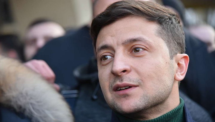 Newly-elected President Vladimir Zelensky