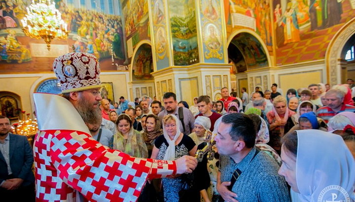 Управляющий делами УПЦ митрополит Бориспольский и Броварской Антоний. Фото: Бориспольская епархия