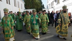 Предстоятель УПЦ очолив урочистості в Святогірській лаврі (ФОТО)