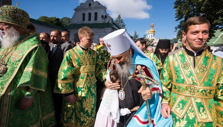 Предстоятель УПЦ Блаженнейший Митрополит Киевский и всея Украины Онуфрий. Фото: УНИАН