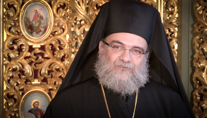 Metropolitan Isaiah of Tamassos. Photo: YouTube channel screenshot