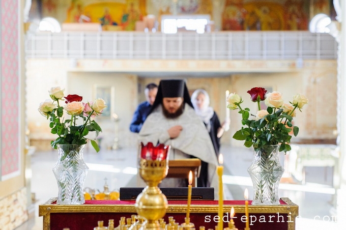 В Северодонецке обвенчалась первая пара переселенцев