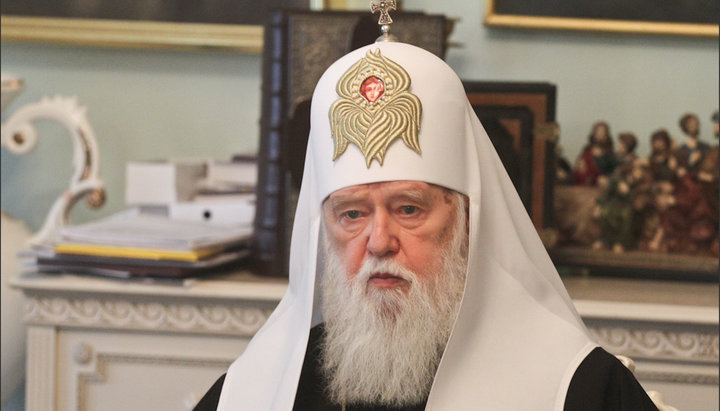 Head of the UOC-KP Filaret Denisenko. Photo: liga.net