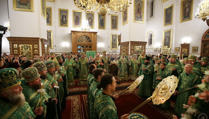 Празднования в честь преподобных отцов Святогорских в Святогорской лавре. Фото: svlavra.church.ua