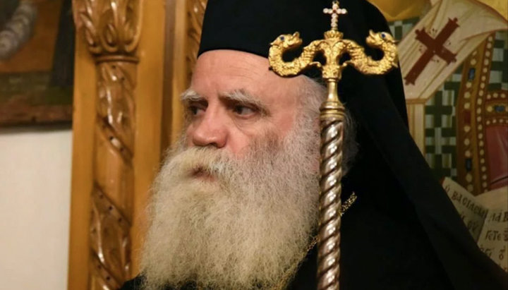 Metropolitan Seraphim of Kythera and Antikythera. Photo: 