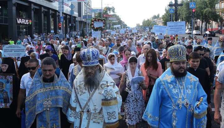 Хресна хода у Запоріжжі, 2018 рік. Фото: timenews.in.ua