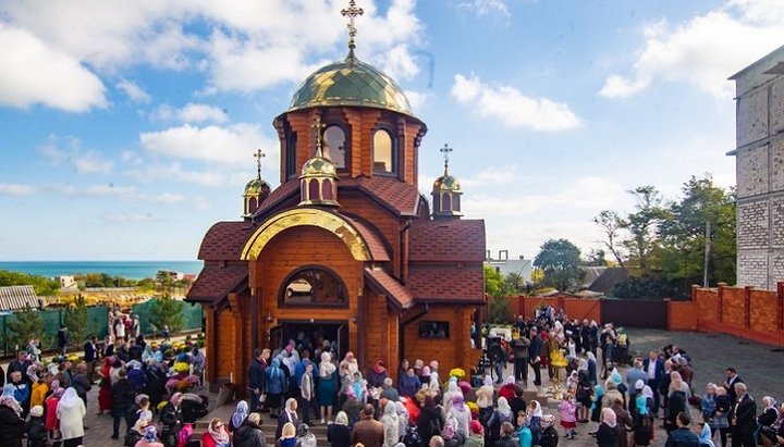 Новоосвячений храм на честь великомученика Георгія Побідоносця у Чорноморську. Фото: Православна Одеса