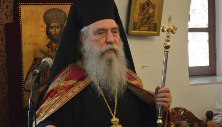 Митрополит Монемвасійський і Спартанський Євстафій. Фото: vimaorthodoxias.gr