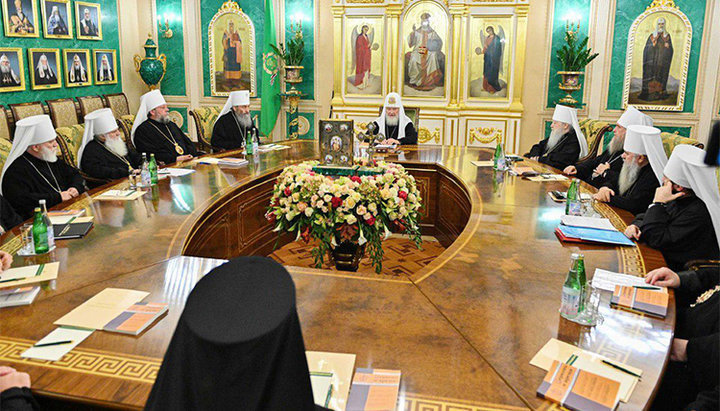 Members of the Holy Synod of the Russian Orthodox Church. Photo: patriarchia.ru