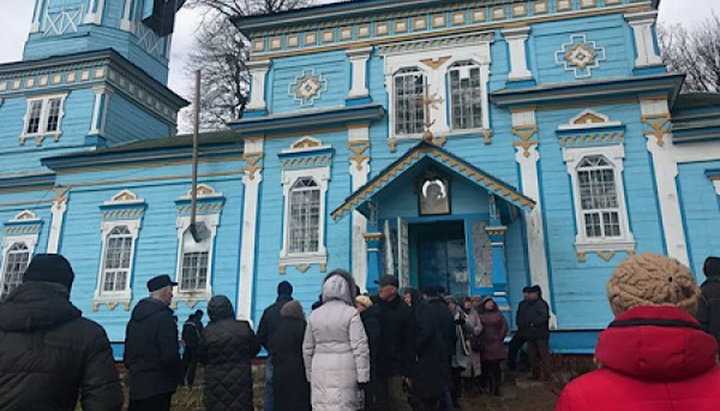 В Луке-Мелешковской члены ПЦУ отказались от помощи УПЦ в постройке храма. Фото: eparhia.vinnica.ua