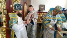 В Каменском освятили храм УПЦ в честь Казанской иконы Божией  Матери