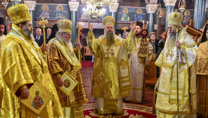 Bulgarian hierarch leads the service commemorating Epiphany